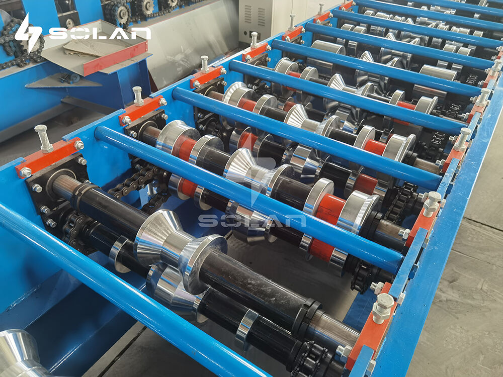 product electric hydraulic automatic metal roof panel round ridge cap roll forming machine-1