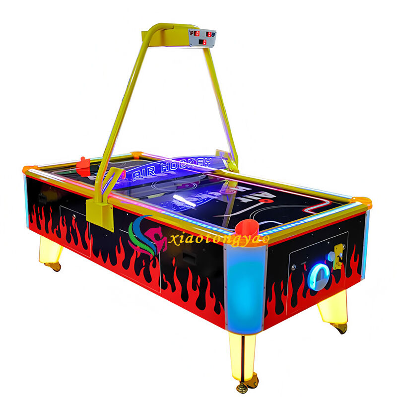 2人用ホッケー対戦ゲーム機、2人対戦、2人による熱い対決、アーケードでインタラクティブなカーニバルを点火