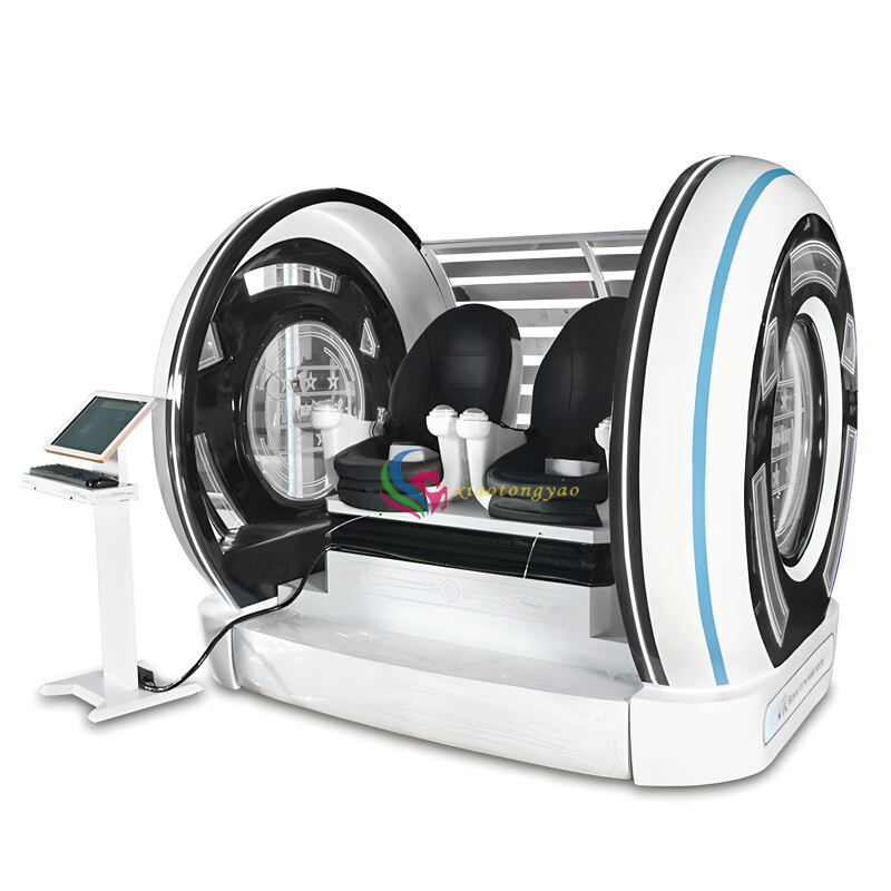 VR Amusement Park Simulator Dynamic Movie Game Theme Park 2 Virtual Reality Cinema Egg Chair 9d VR Chair