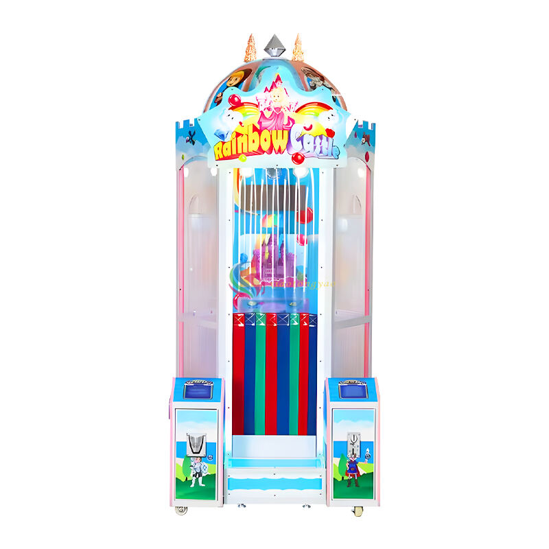 Entertainment Space Rainbow Castle Coin operated Children's Arcade Game Machine Ball Drop Pick Score Ticket Exchange Game Machine