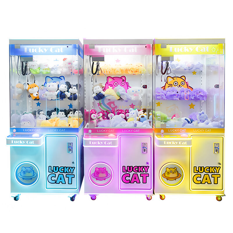 Lucky Cat Wealth Attracting Meow Series Doll Machine, Cute and Powerful Wealth Attracting, Pinching Good Luck and Surprise