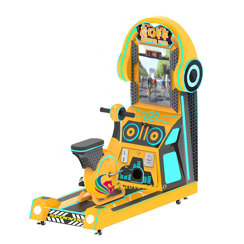 Dazzling Cycling and Children's Bicycle Game Machine, Immersive Sensory Racing, New Experience of Parent Child Interaction