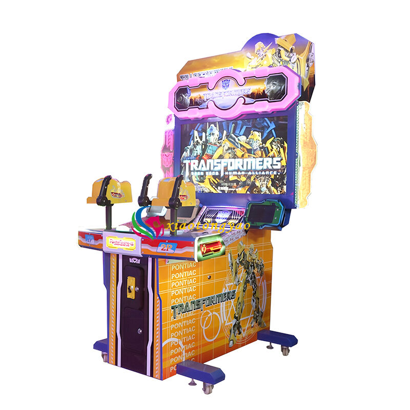 メカダブルシューティングゲームマシン、没入型メカバトル体験、2人協力プレイでアーケードホールの人気王者を巻き起こす