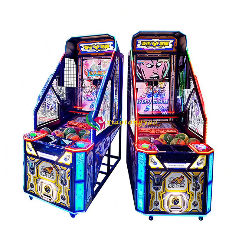 Street Fighter・Transformers Basketball Shooting Machine Mecha-themed adrenaline-fueled basketball, igniting the competitive fervor of arcades