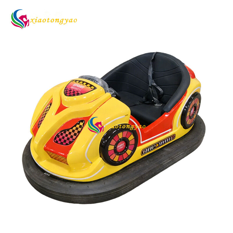 Colorful Drift and Grounded Grid Bumper Car, Experience Ultimate Collision Fun in the Electric Spark