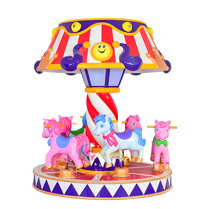 Dreamy Six seater Mini Carousel  Moving the amusement park indoors, sharing happy moments with parents and children