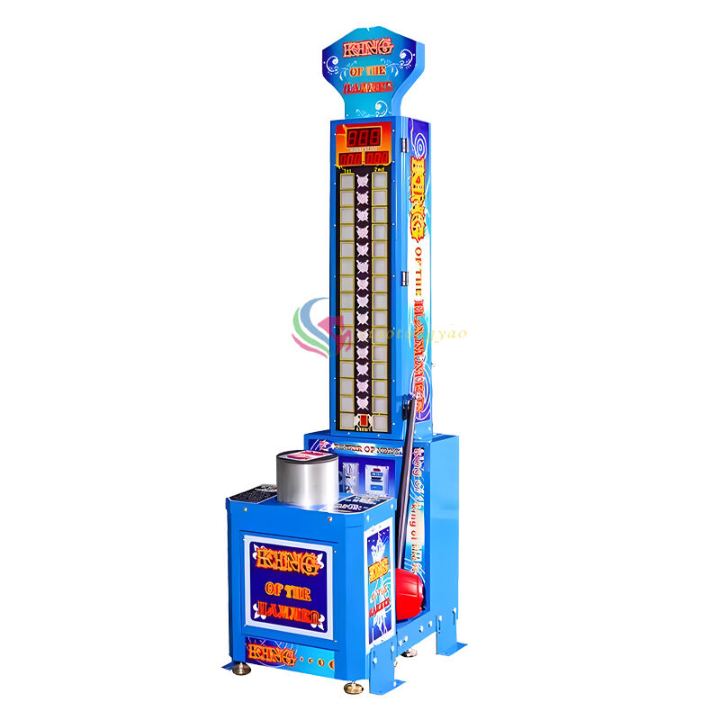 Indoor Entertainment Home Coin Operation Hammer King Strike Redemption Arcade Game Punching Boxing Hammer