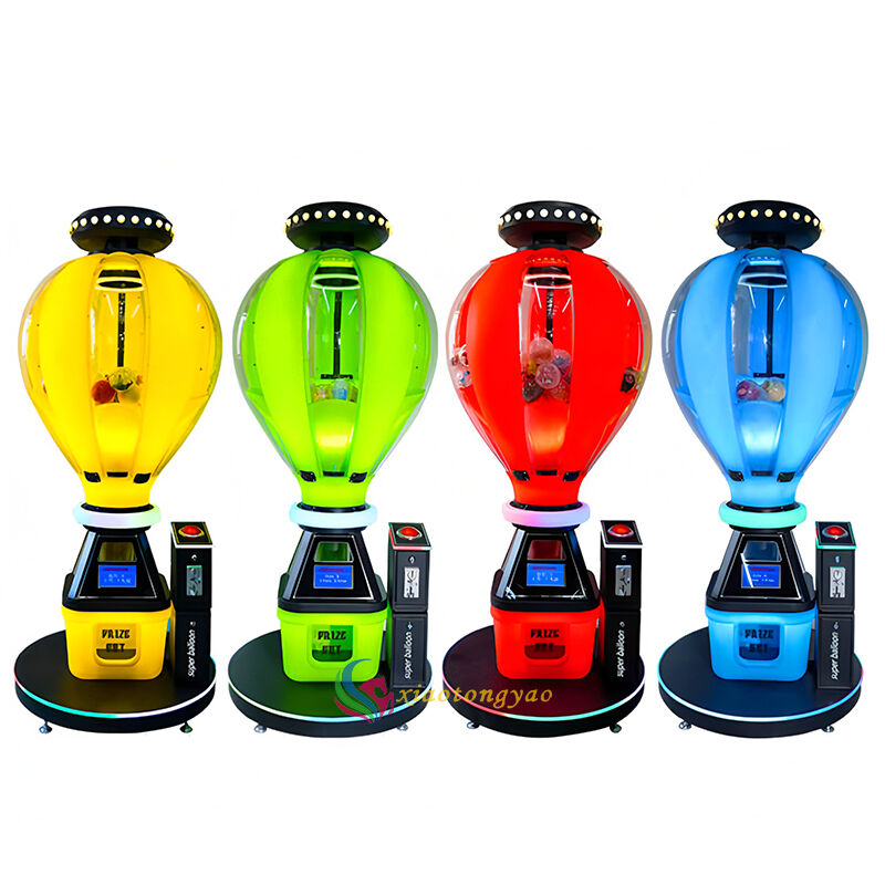 Dreamy hot air balloon twisting machine, colorful balls, surprise twisting, endless joy