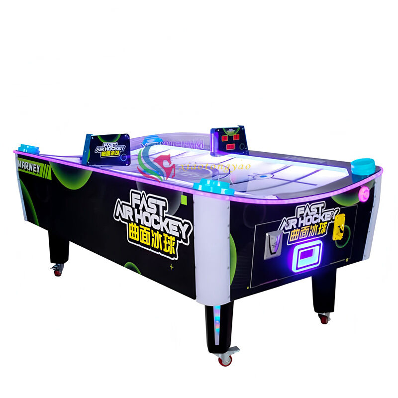 Speed Battle Hockey Game Machine, Curved Track, Speed Duel, Ignite Fingertip Competition Storm!