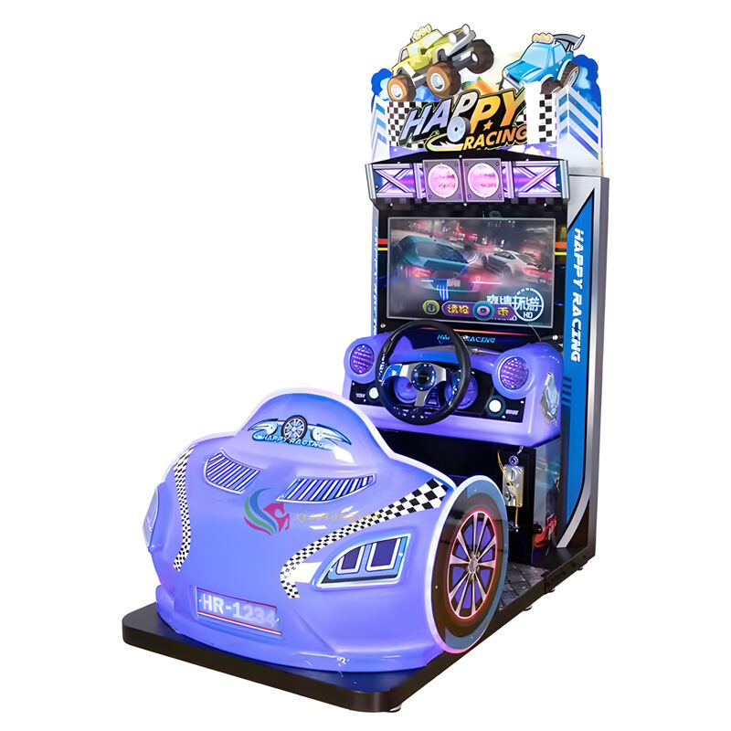 Indoor amusement game machine coin operated arcade car game driving racing simulator racing game machine