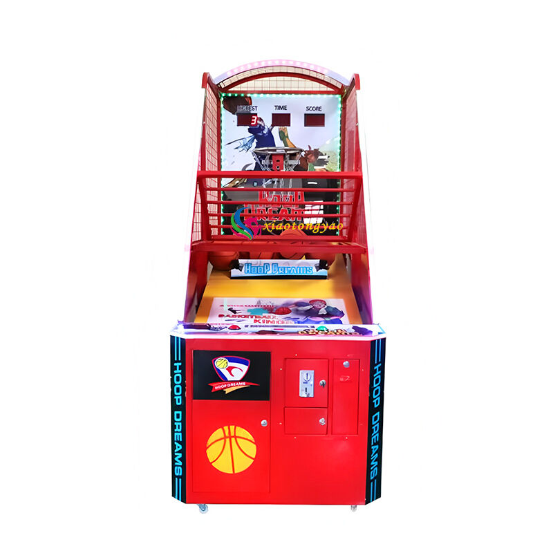 Children's Folding Basketball Machine - A Popular Interactive Device for Parent Child Interaction in Game City