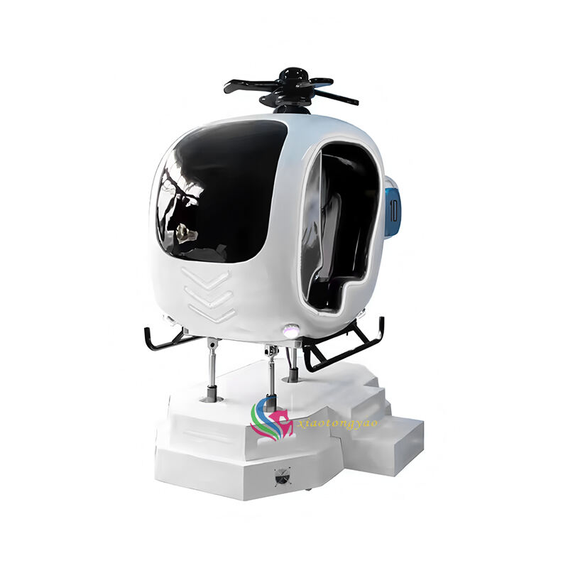 VR helicopter experience hall equipment, large-scale amusement, motion sensing game machine, VR aircraft, VR game simulator
