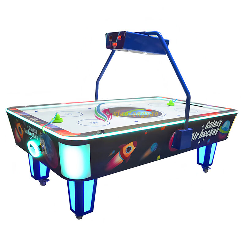 Galaxy themed air suspension hockey machine - a popular competitive equipment in the arcade