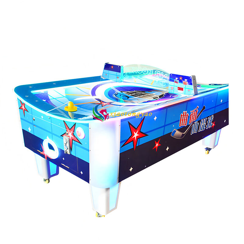 ce Cool Competition! Surface Hockey Duel Game Machine Flowing Light Ice Rink, Speed Battle, Popular King of Parent Child Interaction in Game City