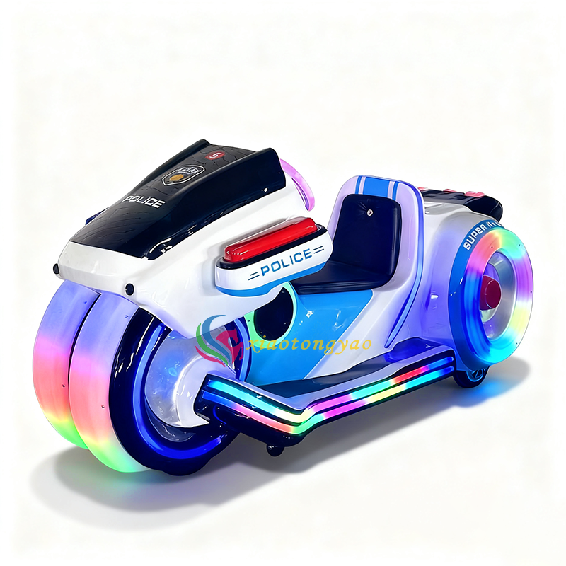 Future Men and Colorful Mounted Police, Immersive Sound and Light Interaction, Embark on Children's City Guardian Journe