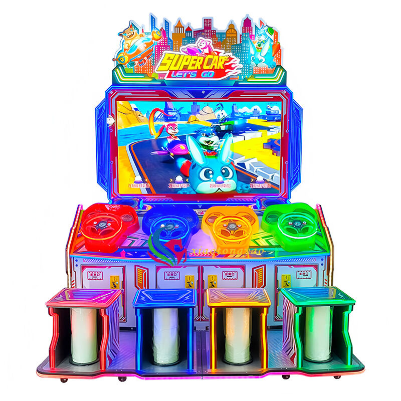 Super Racing All-Stars, fire spillere i én, sjov hastighedsracing, der aldrig slutter