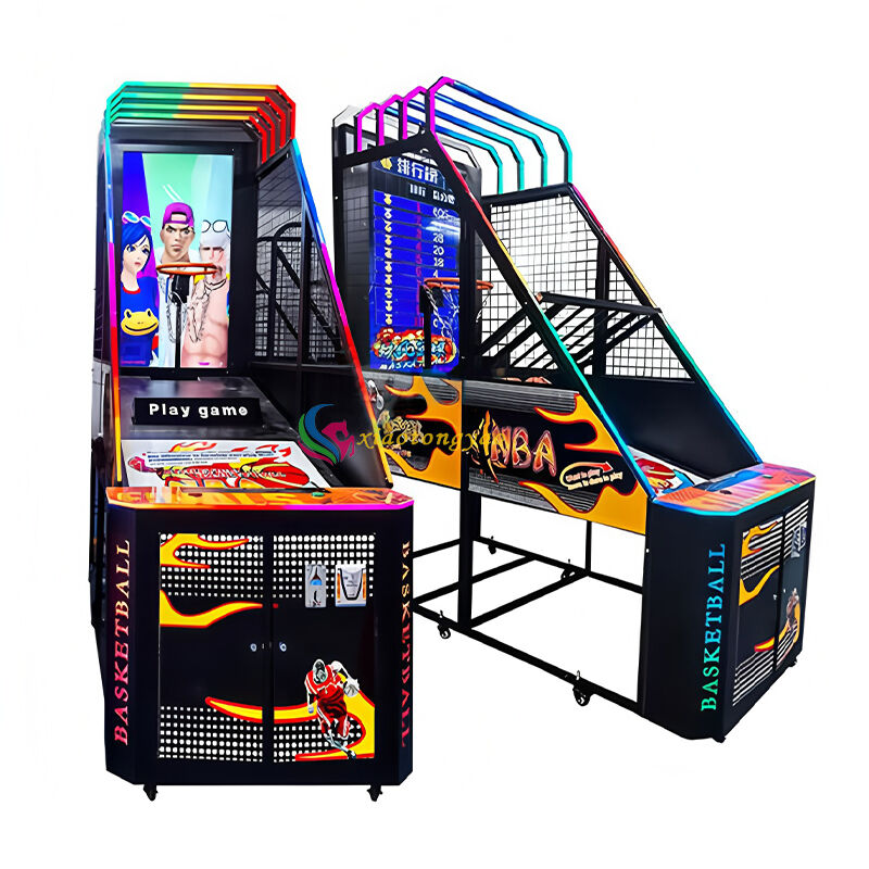 Trendy and popular toy! Luxury basketball shooting machine Dynamic Sports and Intelligent Scoring, Unlocking New Customer Attraction Tool for Gaming Centers/Entertainment Rooms
