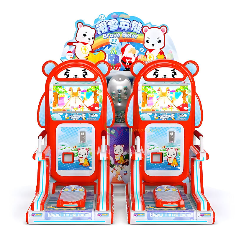 Amusement park ski machine coin operated children's skiing hero skiing game machine
