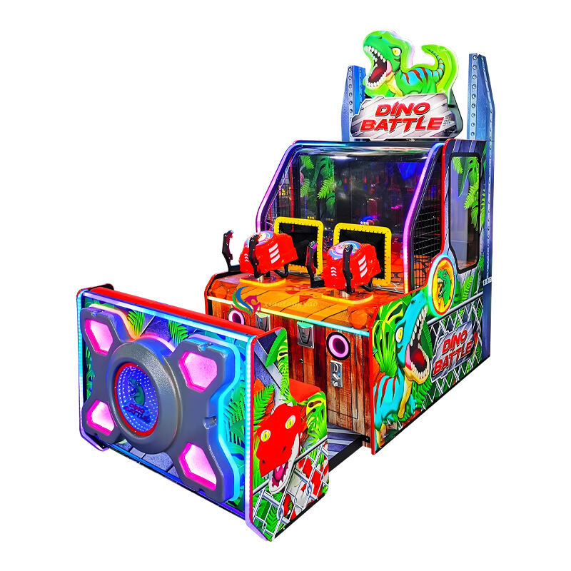 Jurassic Indoor Game Design Dinosaur Island Children's Game Double Shooting Game Machine