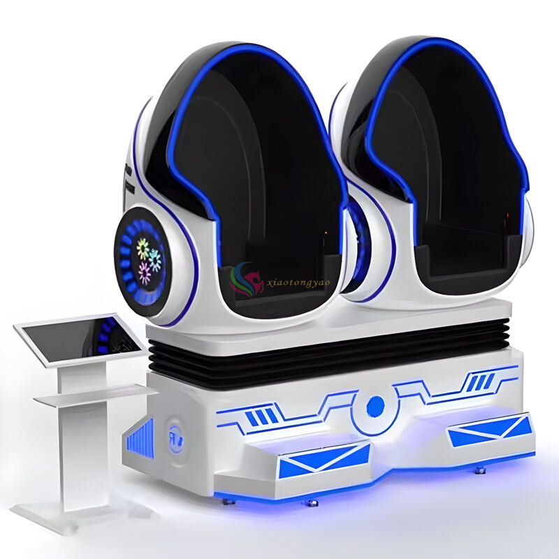 Double person VR simulator, 9DVR game double person egg chair, VR double person cinema, amusement park entertainment equipment VR game console