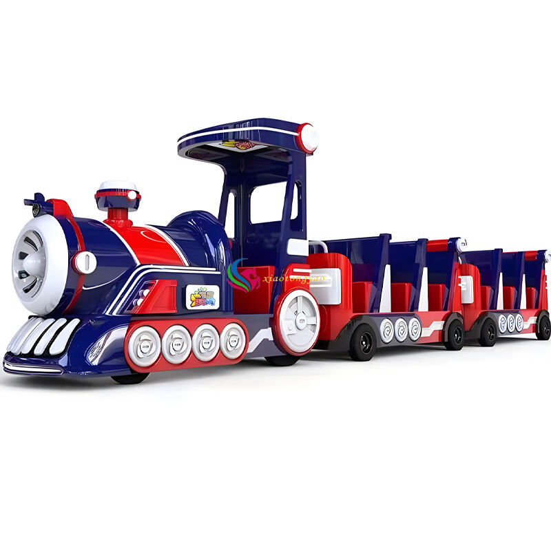 Factory direct sales, commercial shopping centers, children riding large trackless trains, electric fiberglass sightseeing trains