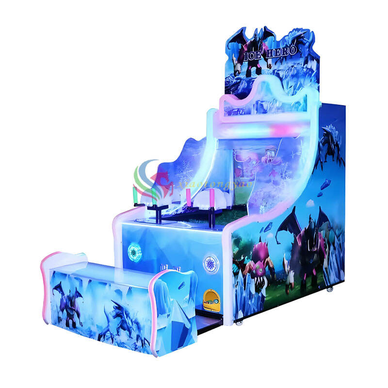 Coin operated shopping center, children's interactive water shooting game, water shooting arcade game machine
