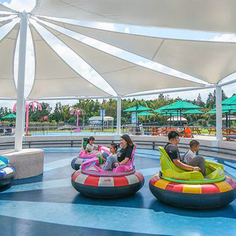 The bumper car project at Shanghai Disneyland