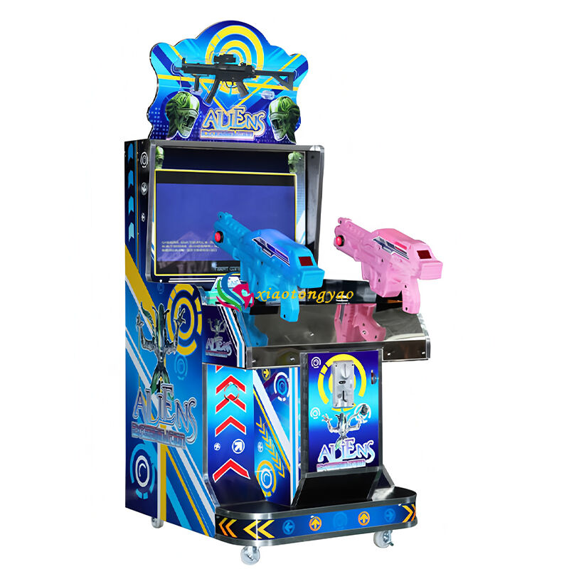 Double shot attack, full firepower! Children's Double Shooting Game Machine Parent child interaction, two player battle, safety puzzle