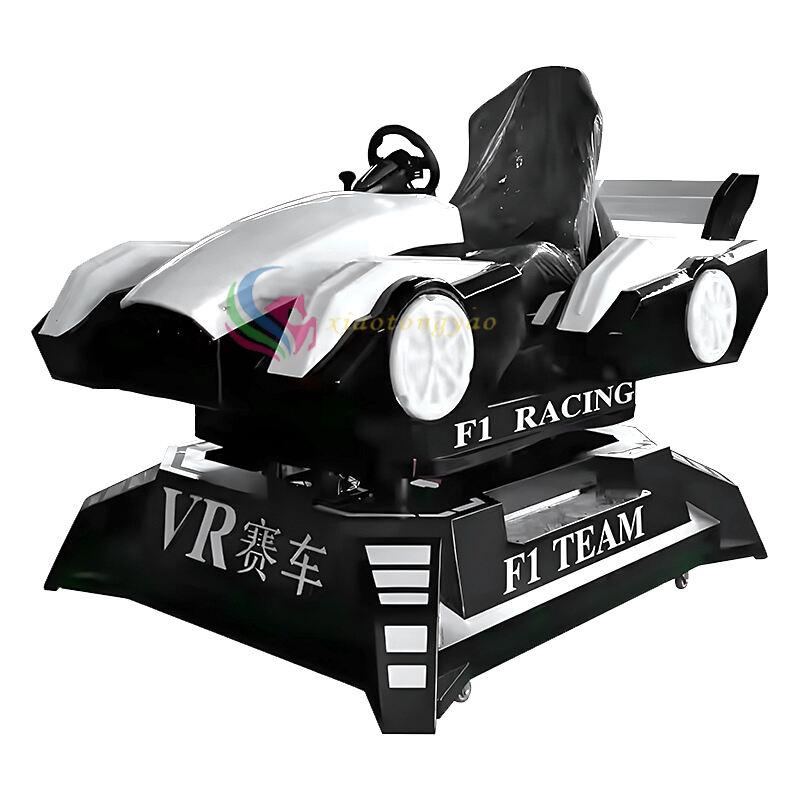 Hot selling virtual reality racing car 9D VR simulator, car driving game console VR simulato