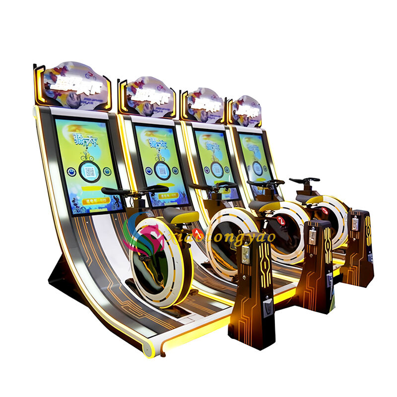 Dazzling Cycling and Children's Bicycle Game Machine, Dynamic Racing, Immersive Cycling Experience