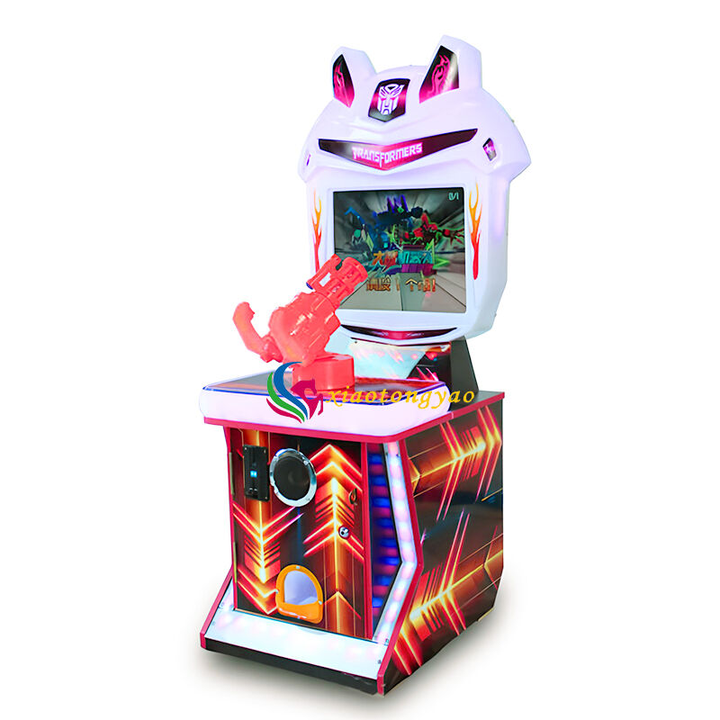 Børns skydespil-konsol, bliv til meka-krigere og begiv dig på en spændende skydeeventyr