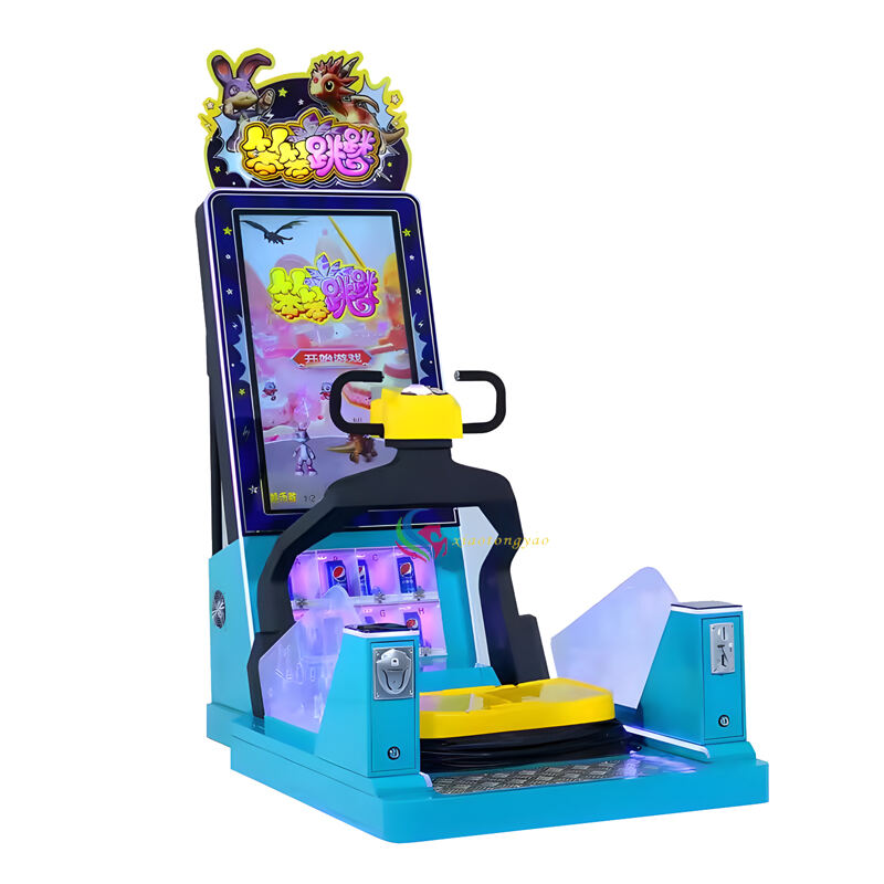 Jump Sports Arcade Coin operated Bicycle Game, Suitable for Fun Children's Amusement Facilities