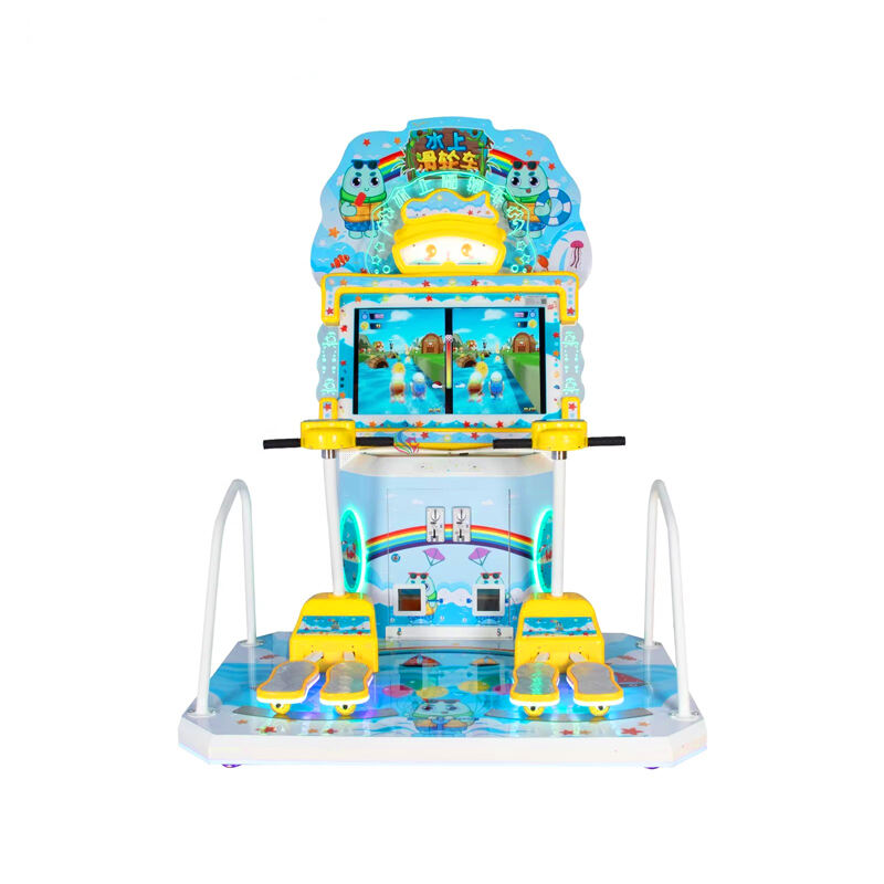 Children's Scooter Game Machine Video Entertainment Equipment Indoor Sports Skateboard Simulator Game Machine in Amusement Mall