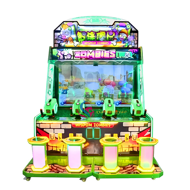 Smart Zombie Four Person Shooting Game Console: Happy Battle Experience