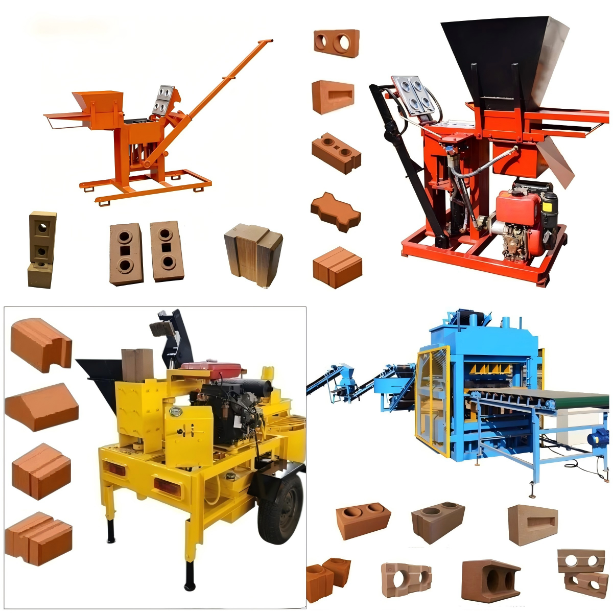 Clay block making machine