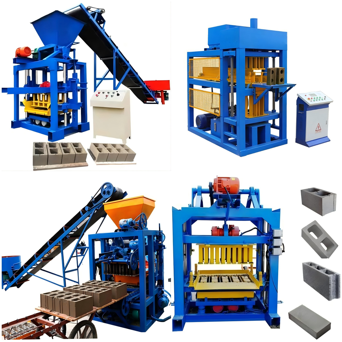 Semi automatic block making machine