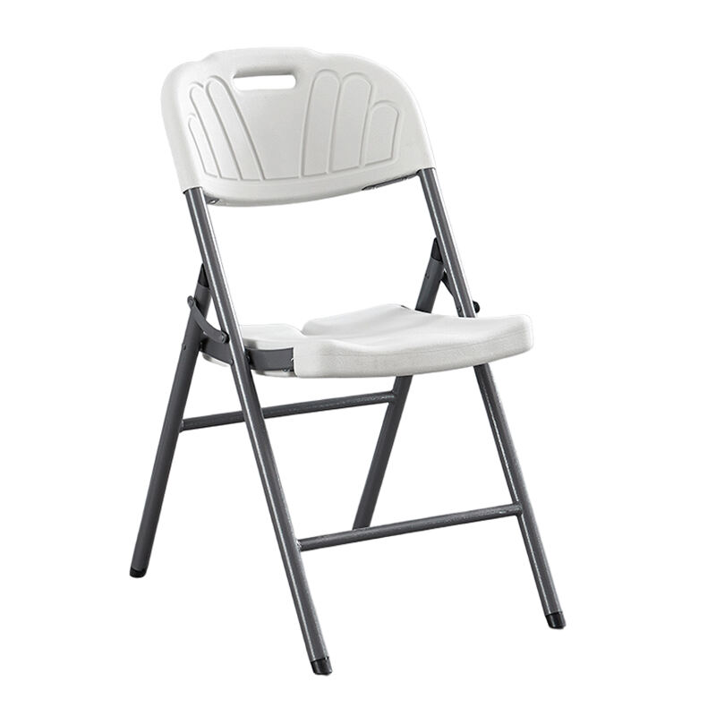 صندلی‌های تاشو سفید ارزان از جنس فولاد فلزی دست‌دوم برای فضای باز، کنفرانس، عروسی، فروش عمده، صندلی باغ