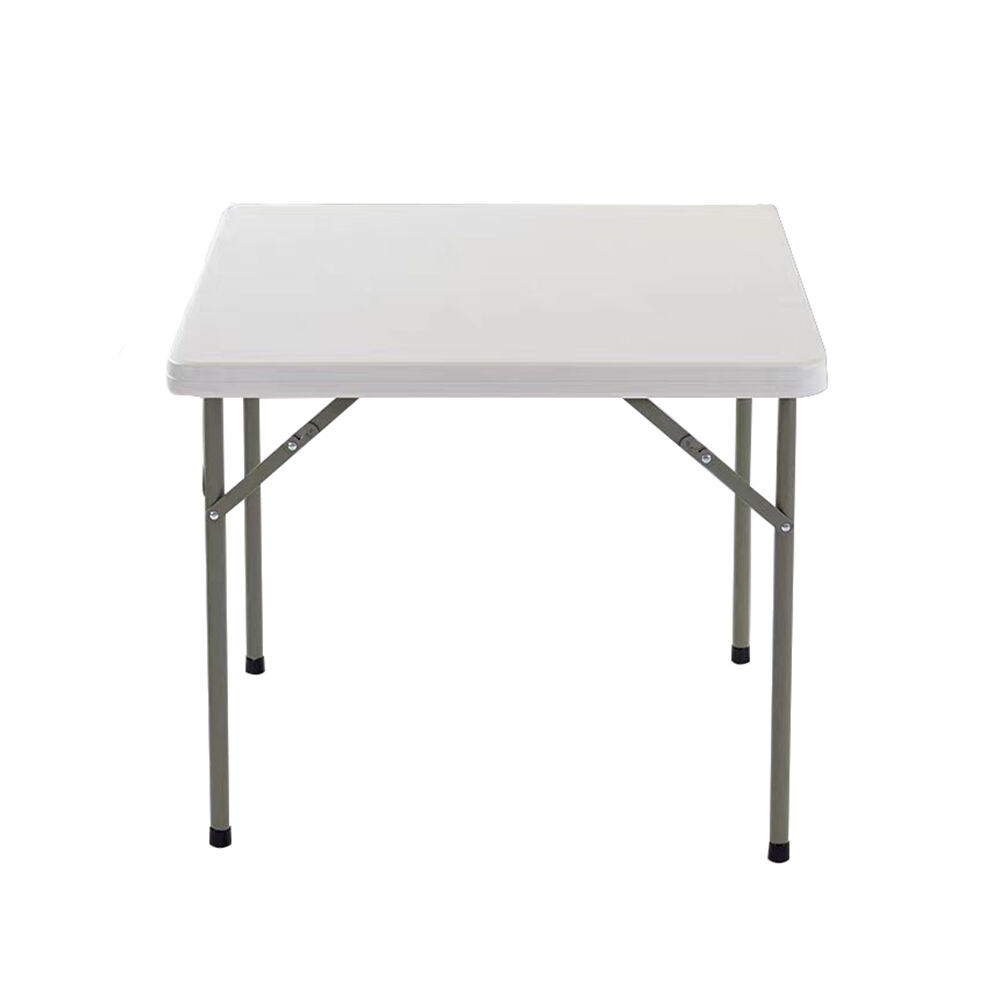 Modern Design 4-Seater Square Picnic Table Foldable Plastic for Indoor Outdoor for Kitchen Dining Party Outdoor Furniture Entry