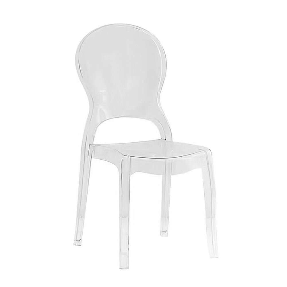 Lukse Transparante Akriliek Stoele Rug Duidelike Kristal Troue Stoele Hotel Eetkamer Buitemuurse Banket Saal Fees Gebruik