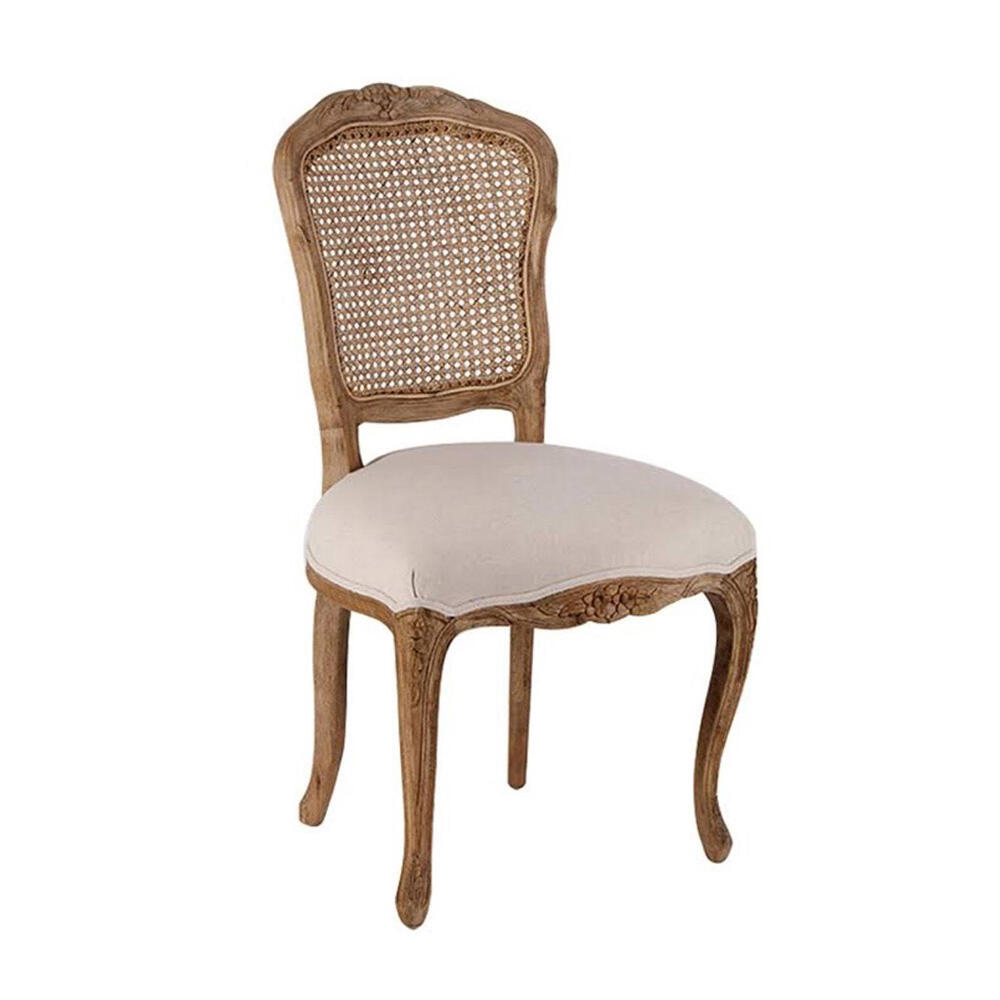 French Antique Style Dining Chair Fine Carving Wood Furniture for Outdoor Hotel Living Room Farmhouse Restaurants
