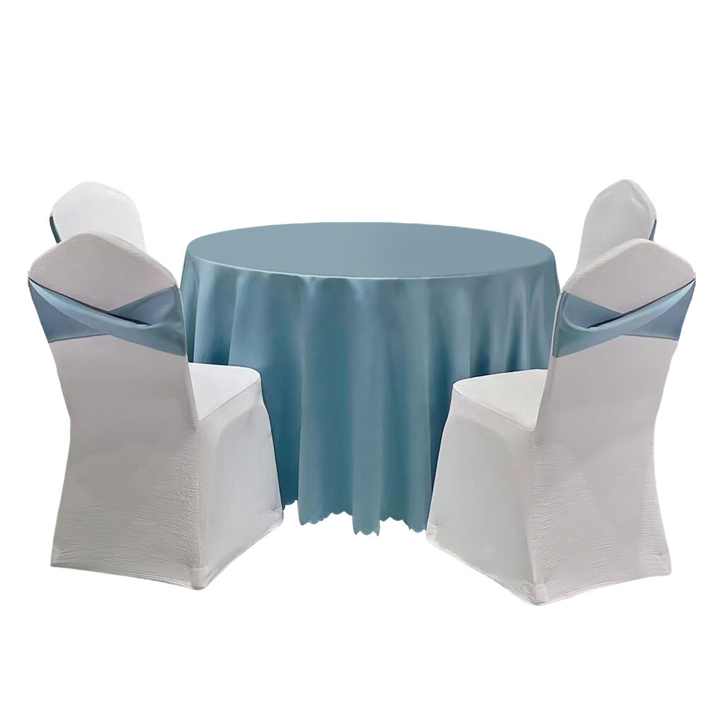 Pyöreät pöytäliinat juhlavierokaljoihin häihin hotelleihin ja juhliin kestävä kankaan peite pöydille
