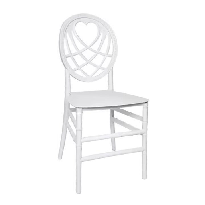 Dekoracija za venčanje moderna akrilna stolica sa jastukom za slaganje za kuhinju bela stolica za trpezariju žurku