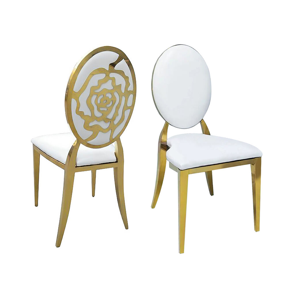 Luxus-Metall-Eventstuhl langlebig und stapelbar für Hochzeiten Stühle Veranstaltungen Partys Restaurants Hotels oder Bankette