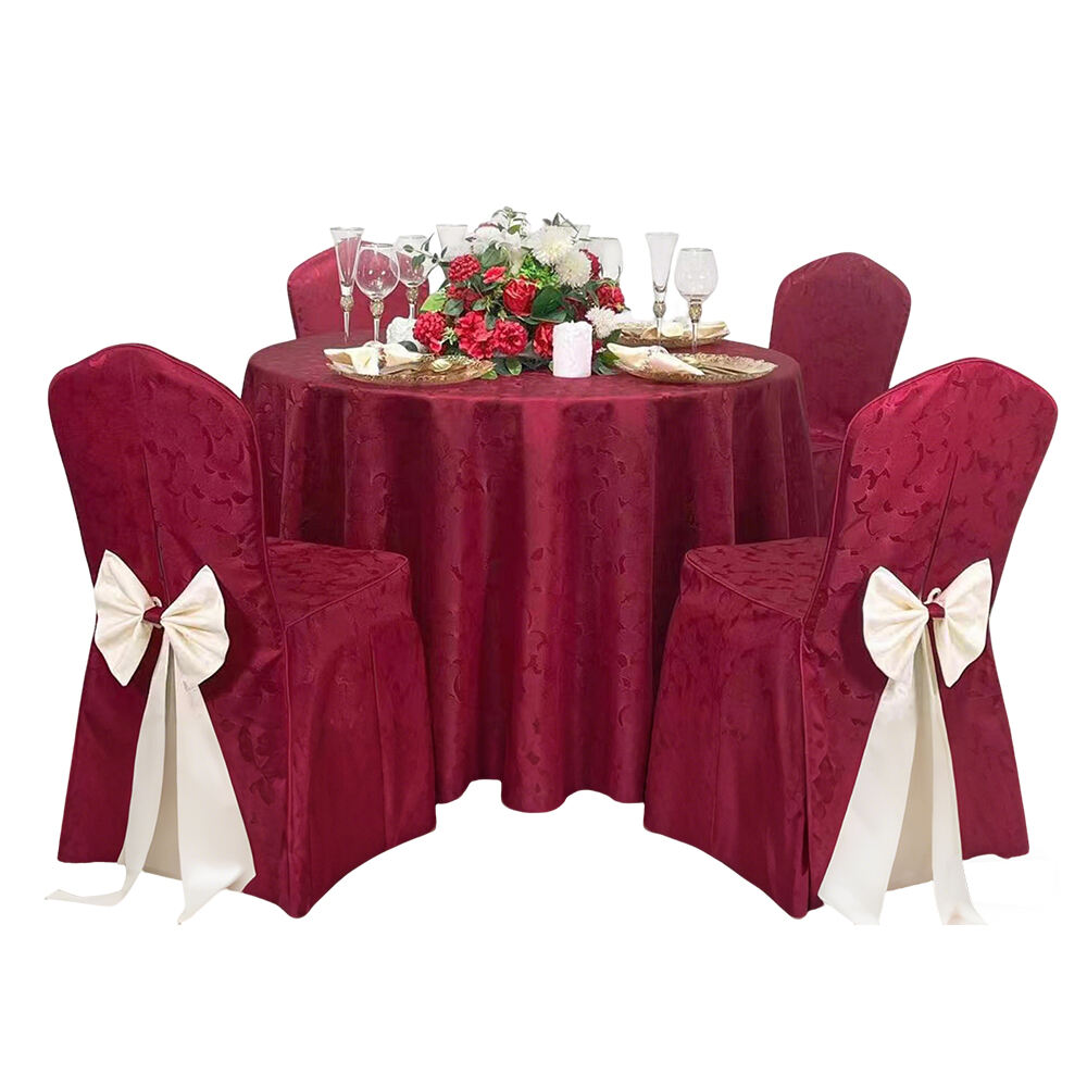 Jacquard-ruokapöytäliinat modernissa värisävyssä kestävä kangas kotiin toimistoon puistoon juhliin häihin erityistilaisuuksiin hotelleihin