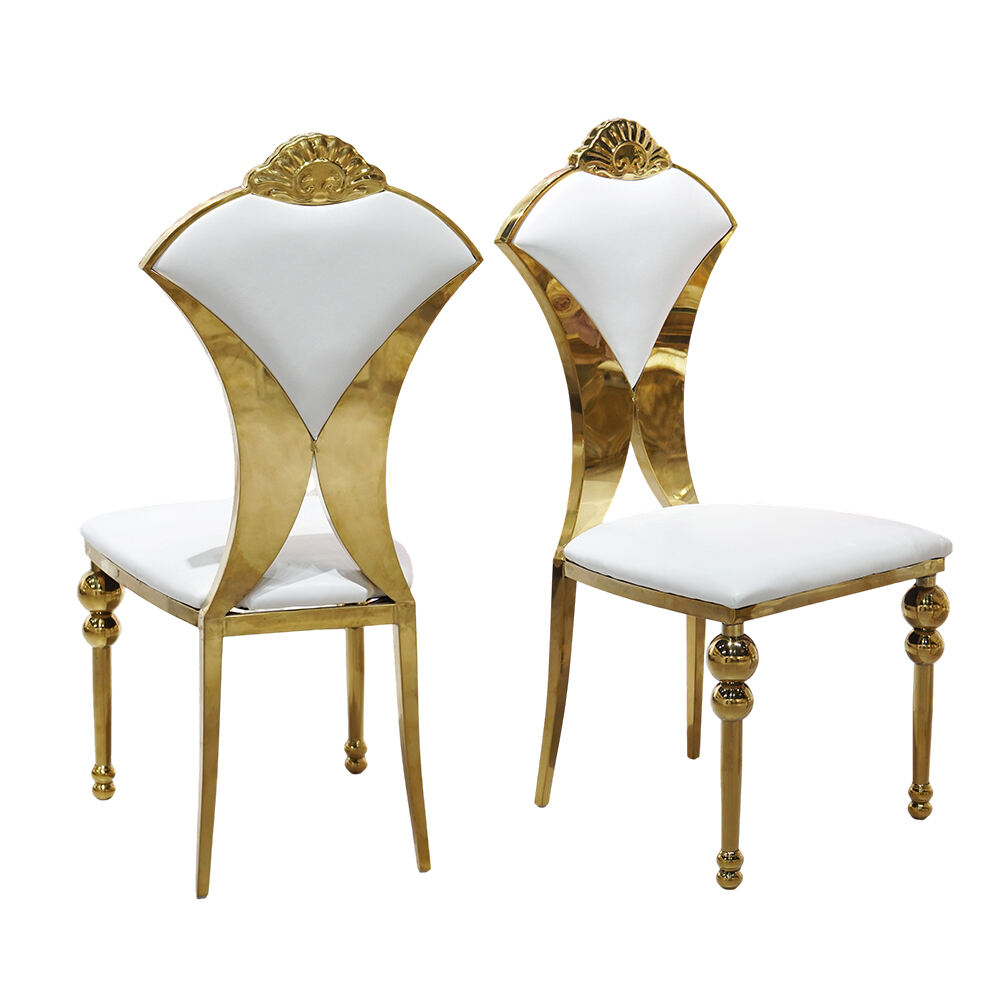 براہ راست مینوفیکچررز کی پیشکش، اعلیٰ معیار کی وائٹ ولوئٹ بینکوئٹ کرسیاں، ہوٹلز، شادیوں اور تقریبات کے لیے بہترین قیمت، سٹین لیس سٹیل