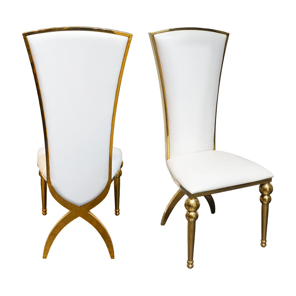 Kiti cha Kulia cha Dhahabu cha Kusudi cha Chuma cha Silaha Cha Muda Mrefu, Kiti cha Kifalme cha Kilema cha Nje, kwa Vyuo, Harusi, Maktaba na Matukio ya Ziara