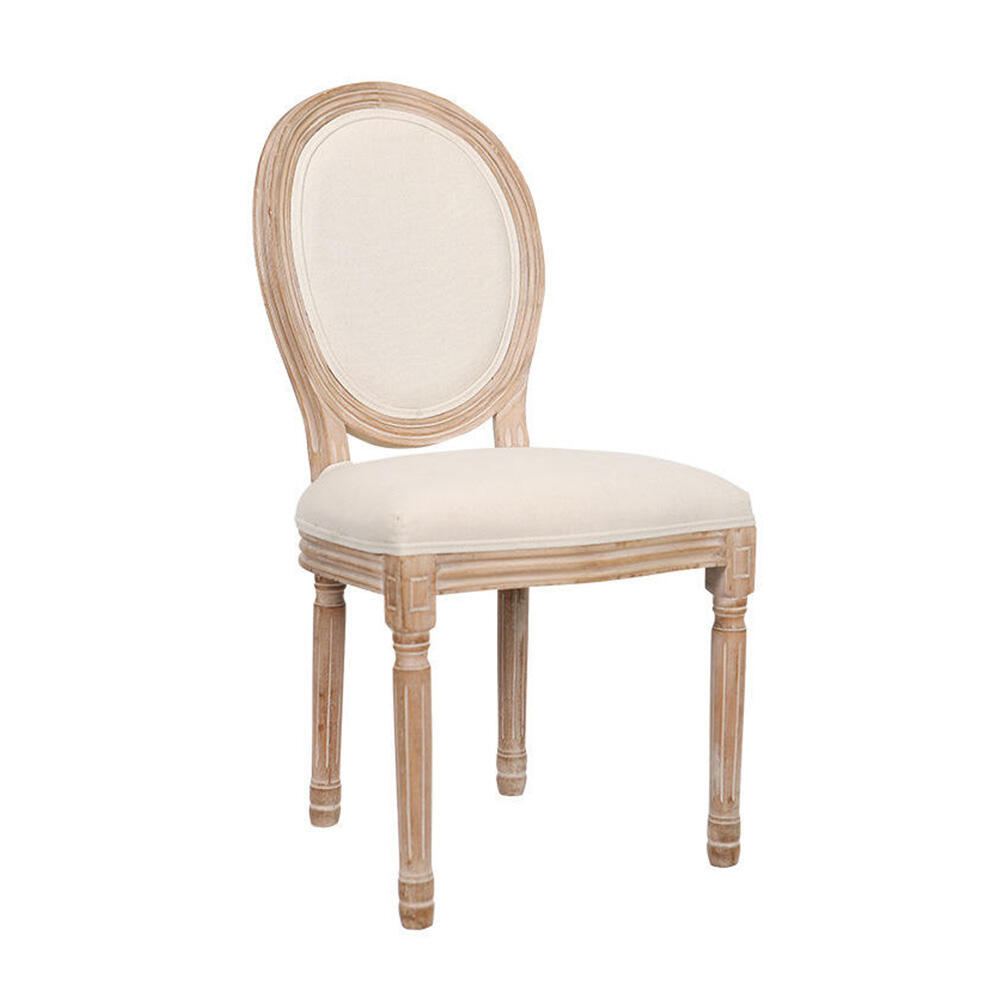 アメリカンカントリー風レトロダイニングチェア、ディストレステッドレジン製、ホテルやコーヒーショップ向け