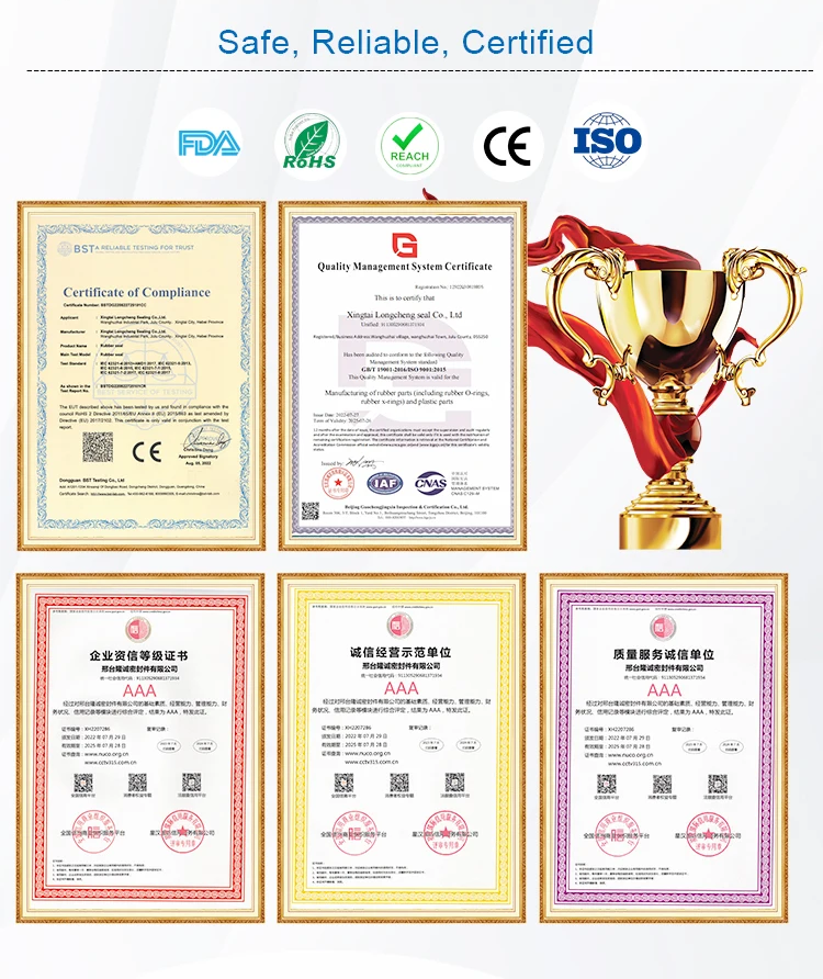 high quality food grade silicone o rings oil resistant nbr rubber sealing rings-2