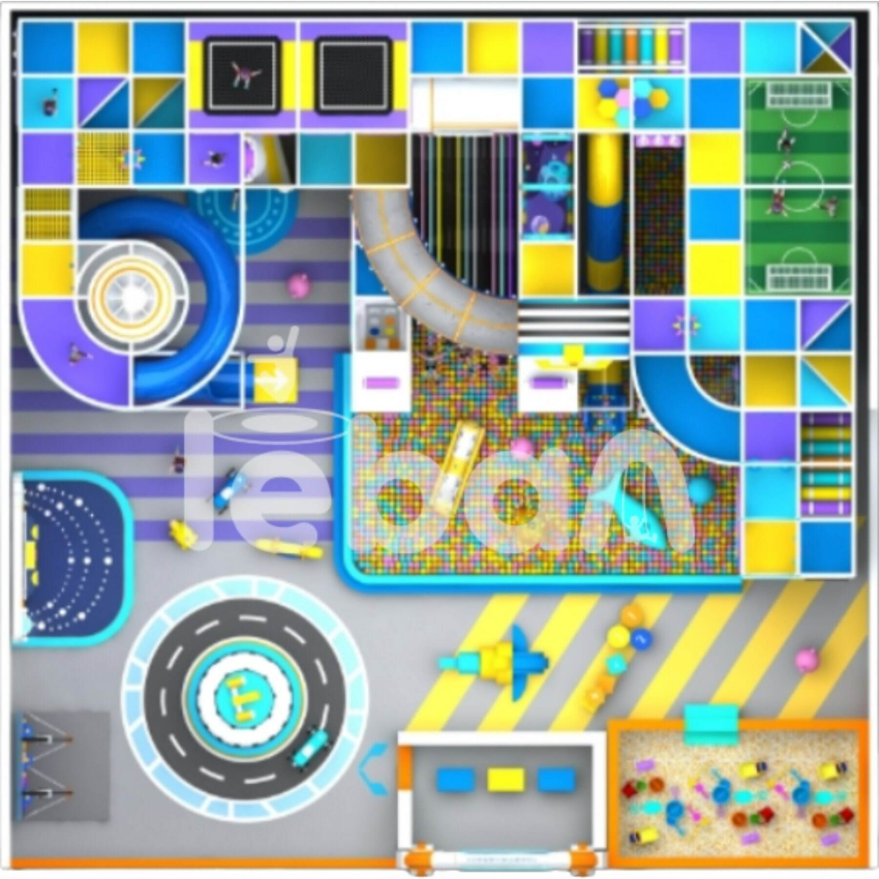 تصميم ملعب داخلي