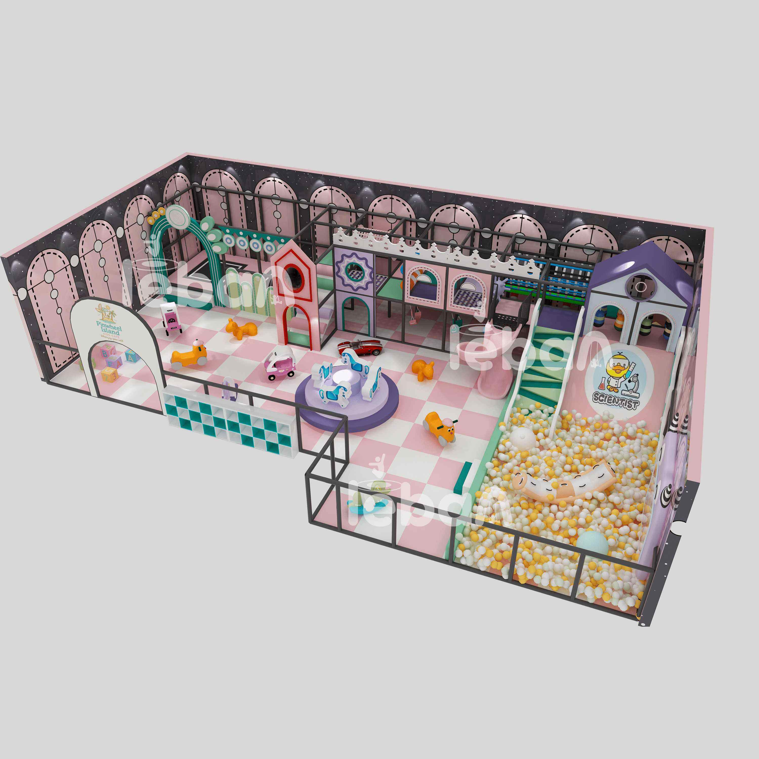 Macaron Dream - Aire de jeux intérieure thématique